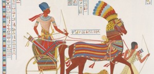 מרכבה מצרית באיור מצרי עתיק