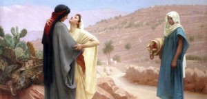 רות המואביה, נעמי וערפה, בציורו של פיליפ הרמוגנס קלדרון