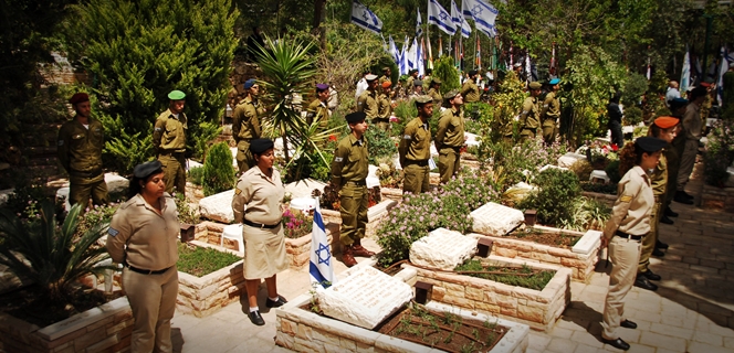 קבר צהל הר הרצל יום הזיכרון צילום דובר צהל