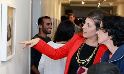 Shalem&rsquo;s First Art Installation Forms Unique Backdrop to Studies